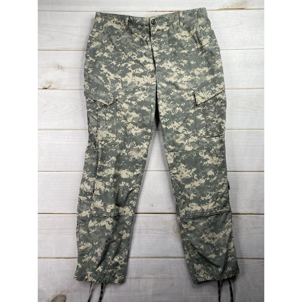 US Air Force ABU Camo Military Utility L Reg Digital Woodland Desert Cargo #3